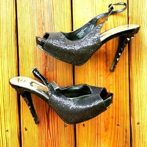 N by Nicole Miller women's platform heels, size 9.5